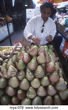 Stock Photo - Market Display of Gourds Kuala Lumpur Malaysia. Fotosearch
