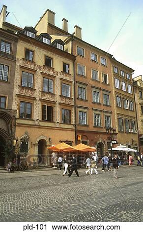 Market Square Warsaw Old Town Poland View Large Photo Image Stock Image - Market Square Warsaw Old Town Poland. Fotosearch