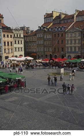 Market Square Warsaw Old Town Poland View Large Photo Image Stock Image - Market Square Warsaw Old Town Poland. Fotosearch