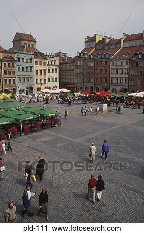 Market Square Warsaw Old Town Poland View Large Photo Image Stock Image - Market Square Warsaw Old Town Poland. Fotosearch