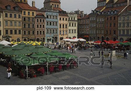 Market Square Warsaw Old Town Poland View Large Photo Image Stock Photo - Market Square Warsaw Old Town Poland. Fotosearch