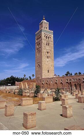 Minaret and Mosque Koutoubia Marrakesh Morocco View Large Photo Image Stock Image - Minaret and Mosque Koutoubia Marrakesh Morocco. Fotosearch
