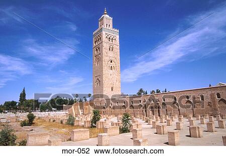 Minaret and Mosque Koutoubia Marrakesh Morocco View Large Photo Image Stock Image - Minaret and Mosque Koutoubia Marrakesh Morocco. Fotosearch