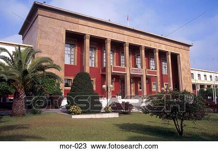 Stock Image - Moroccan Parliament Building Rabat. Fotosearch