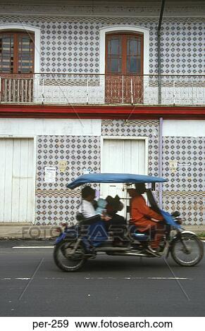 Motor Bike Rickshaw Iquitos Peru View Large Photo Image Stock Photo - Motor Bike Rickshaw Iquitos Peru. Fotosearch