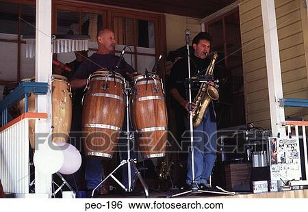 Stock Photograph - Musicians in a Band Australia. Fotosearch