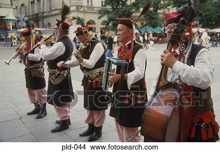 Musicians in Traditional Dress Krakow Poland View Large Photo Image Picture - Musicians in Traditional Dress Krakow Poland. Fotosearch