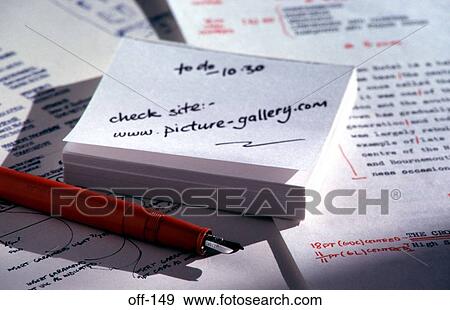 Note on Block Pad with a Pen View Large Photo Image Stock Photo - Note on Block Pad with a Pen. Fotosearch