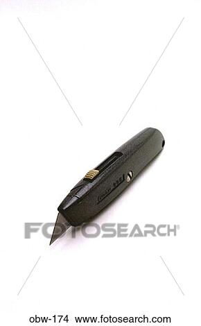 Picture - Oblique View of Stanley Knife. Fotosearch