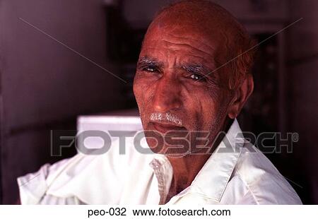 Stock Image - Old Balding Man. Fotosearch