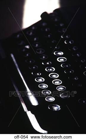 Old Typewriter Keyboard View Large Photo Image Picture - Old Typewriter Keyboard. Fotosearch