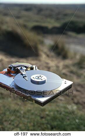 Opened Hard Drive View Large Photo Image Stock Photo - Opened Hard Drive. Fotosearch