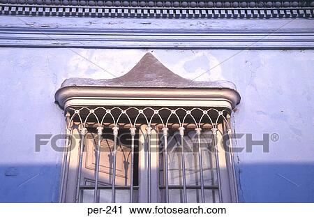 Ornate Barred Window Barranco Lima Peru View Large Photo Image Stock Image - Ornate Barred Window Barranco Lima Peru. Fotosearch