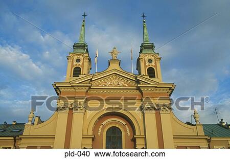 Ornate Facade of Church in the Old Town Warsaw Poland View Large Photo Image Stock Image - Ornate Facade of Church in the Old Town Warsaw Poland. Fotosearch