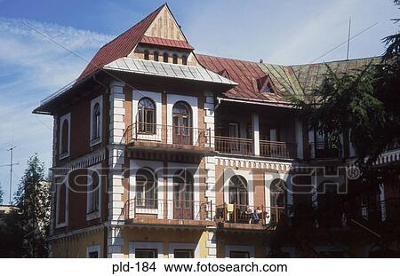 Painted Building Zakopane Poland View Large Photo Image Picture - Painted Building Zakopane Poland. Fotosearch