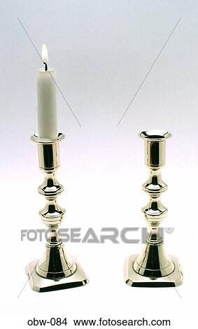Pair of Brass Candlesticks View Large Photo Image Picture - Pair of Brass Candlesticks. Fotosearch