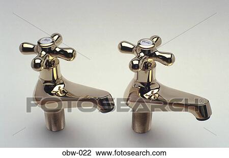 Pair of Brass Water Taps View Large Photo Image Stock Image - Pair of Brass Water Taps. Fotosearch