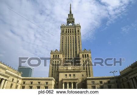 Palace of Culture and Science Warsaw Poland View Large Photo Image Stock Image - Palace of Culture and Science Warsaw Poland. Fotosearch