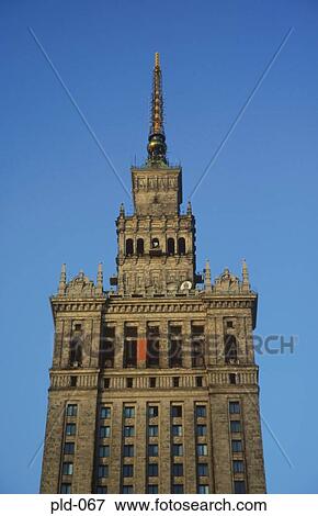 Stock Photo - Palace of Culture and Science Warsaw Poland. Fotosearch