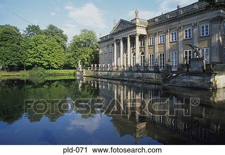 Palace on the Water Royal Lazienkowski Park Warsaw Poland View Large Photo Image Stock Image - Palace on the Water Royal Lazienkowski Park Warsaw Poland. Fotosearch