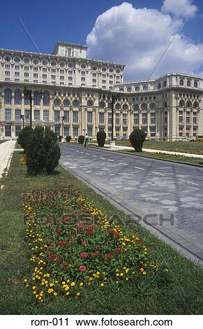 Stock Image - Parliament Palace Bucharest Romania. Fotosearch
