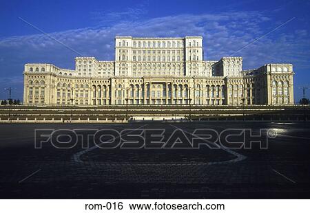 Parliament Palace Bucharest Romania View Large Photo Image Stock Photograph - Parliament Palace Bucharest Romania. Fotosearch