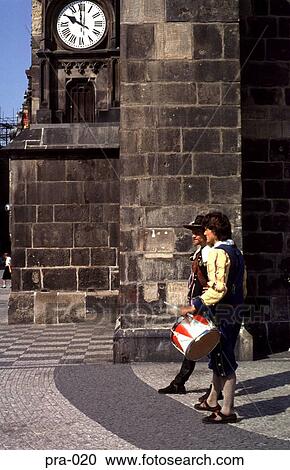 Performers in Medieval Dress in Prague Old Town View Large Photo Image Stock Image - Performers in Medieval Dress in Prague Old Town. Fotosearch