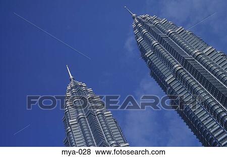 Petronas Towers Kuala Lumpur Malaysia View Large Photo Image Stock Photo - Petronas Towers Kuala Lumpur Malaysia. Fotosearch