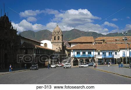 Plaza de Amas Cuzco Peru View Large Photo Image Stock Image - Plaza de Amas Cuzco Peru. Fotosearch