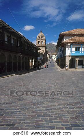 Plaza de Amas Cuzco Peru View Large Photo Image Stock Photograph - Plaza de Amas Cuzco Peru. Fotosearch