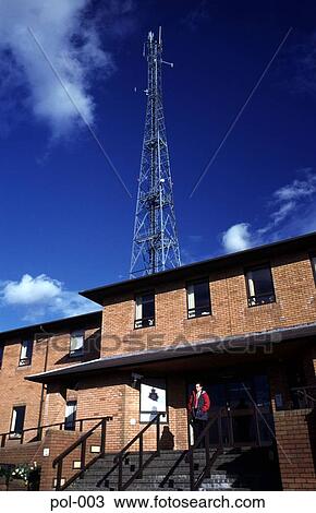 Police Headquarters with Radio Mast View Large Photo Image Stock Image - Police Headquarters with Radio Mast. Fotosearch