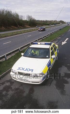 Police Patrol Car UK View Large Photo Image Stock Image - Police Patrol Car UK. Fotosearch