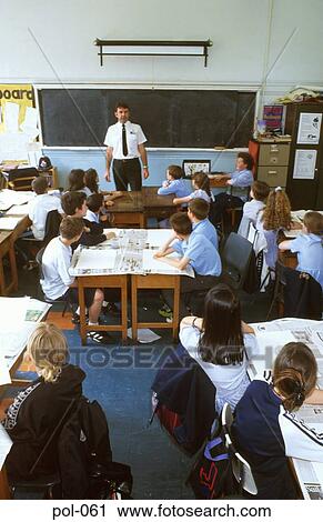 Policeman Addressing Class of Children View Large Photo Image Stock Image - Policeman Addressing Class of Children. Fotosearch