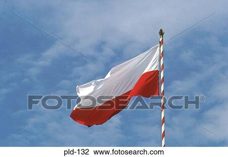 Polish Flag Warsaw Poland View Large Photo Image Stock Image - Polish Flag Warsaw Poland. Fotosearch