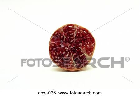 Pomegranate Sliced in Two View Large Photo Image Stock Photograph - Pomegranate Sliced in Two. Fotosearch
