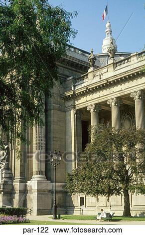 Portico of Museum Grand Palais Paris France View Large Photo Image Stock Image - Portico of Museum Grand Palais Paris France. Fotosearch