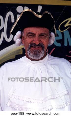 Stock Photo - Portrait of Man in 18th Century Costume. Fotosearch