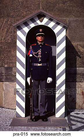 Presidential Guard beside Palace Gate Prague Castle View Large Photo Image Stock Photography - Presidential Guard beside Palace Gate Prague Castle. Fotosearch