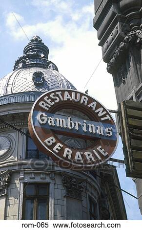 Restaurant Sign on Bulevardul Regina Bucharest Romania View Large Photo Image Stock Photography - Restaurant Sign on Bulevardul Regina Bucharest Romania. Fotosearch