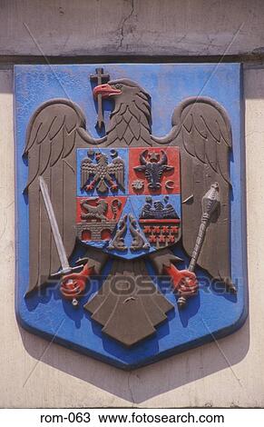 Romanian Coat of Arms Bucharest Romania View Large Photo Image Stock Image - Romanian Coat of Arms Bucharest Romania. Fotosearch
