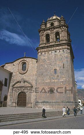 Santa Domingo Church Cuzco Peru View Large Photo Image Stock Photography - Santa Domingo Church Cuzco Peru. Fotosearch