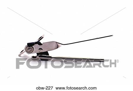 Stock Photo - Side View of Tin Opener. Fotosearch