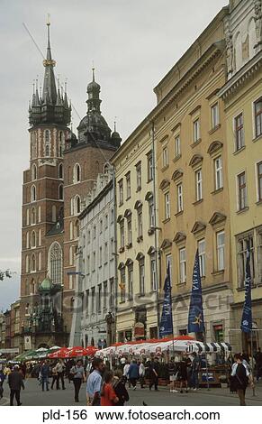 St Mary’s Church Krakow Poland View Large Photo Image Stock Photograph - St Mary’s Church Krakow Poland. Fotosearch