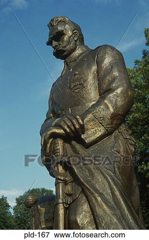 Stock Photo - Statue Royal Lazienkowski Park Warsaw Poland. Fotosearch
