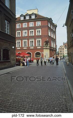 Swietojanska Old Town Warsaw Poland View Large Photo Image Stock Image - Swietojanska Old Town Warsaw Poland. Fotosearch