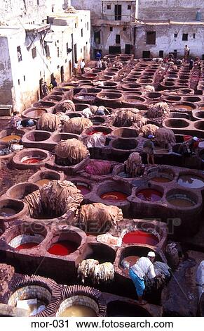 Tanning and Dyeing Tanks Fes Morocco View Large Photo Image Stock Image - Tanning and Dyeing Tanks Fes Morocco. Fotosearch