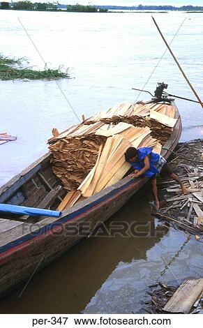 Timber Boat Iquitos Amazon Peru View Large Photo Image Stock Photo - Timber Boat Iquitos Amazon Peru. Fotosearch