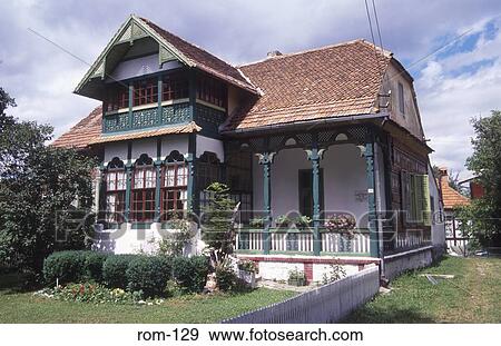 Timber Framed Building Bran Romania View Large Photo Image Stock Photo - Timber Framed Building Bran Romania. Fotosearch