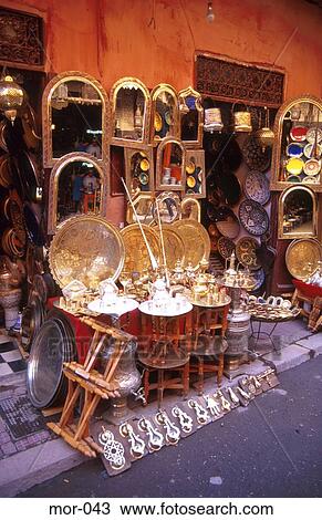 Traditional Crafts on Stall Marrakesh Morocco View Large Photo Image Stock Image - Traditional Crafts on Stall Marrakesh Morocco. Fotosearch