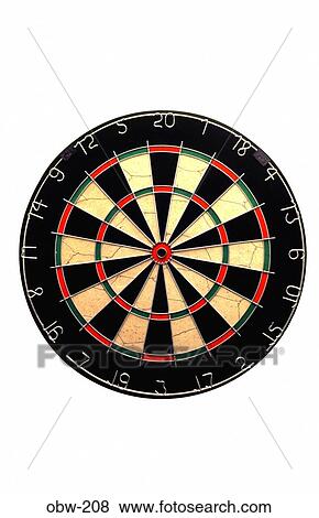 Stock Photo - Traditional Dart Board. Fotosearch